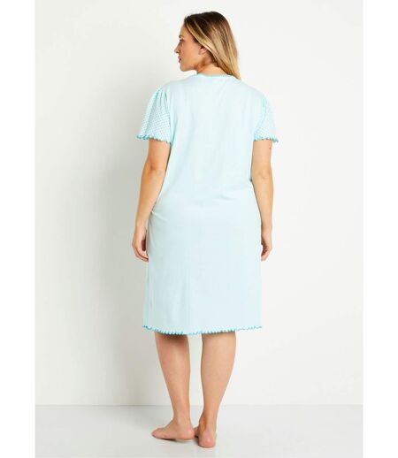 Chemise de nuit coton dentelle