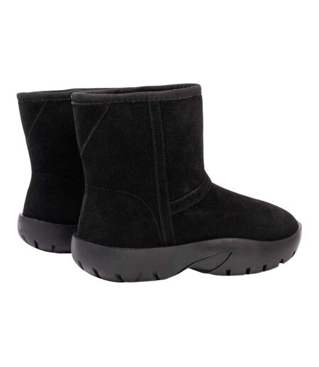 Bottines Coupe Confortable Femme Noir Golddigga