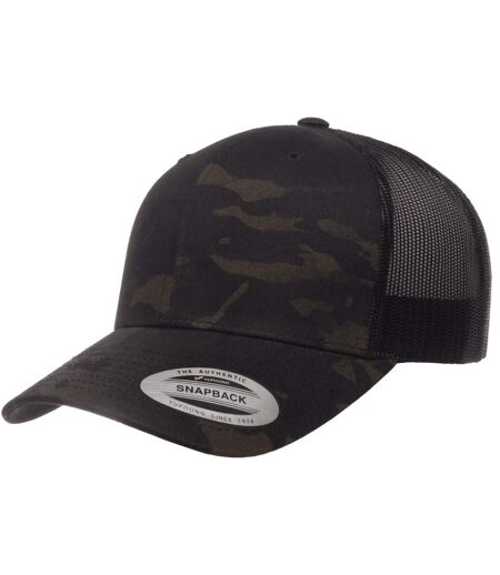 Casquette Trucker Yp Classics Noir Multicam Flexfit