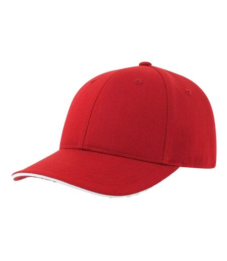Casquette Liberty Sandwich-s Rouge Blanc Atlantis Headwear