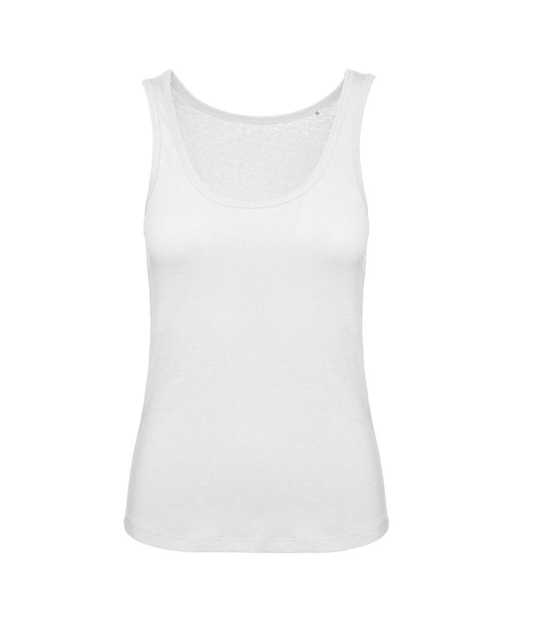 Débardeur coton organique peigné femme - TW073 - blanc