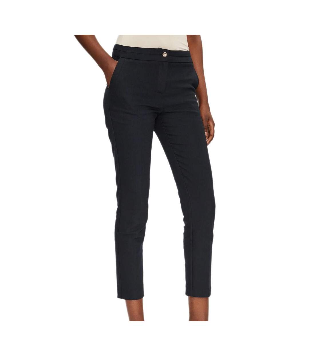 Pantalon marine femme morgan city-1