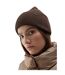 Womens/ladies Logo Winter Beanie Dark Brown 4F-2