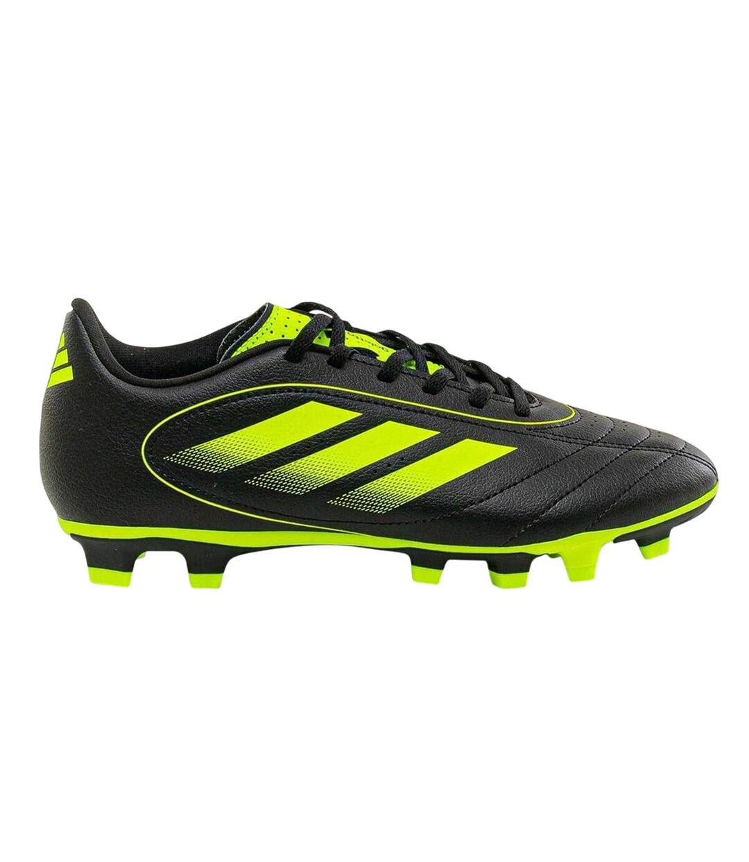 Mens Goletto Viii Regular Firm Ground Football Boots Black Lemon Adidas-1