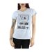 Disney - T-shirt CARS CRUZ RAMIREZ BLUEPRINT - Femme (Gris chiné) - UTBI13779-3