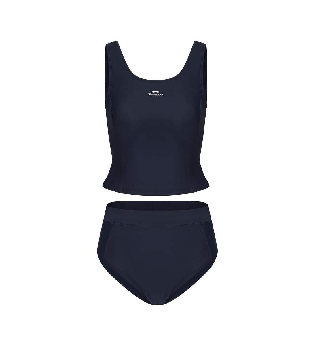 Womens/ladies Tankini Set Navy Slazenger-1