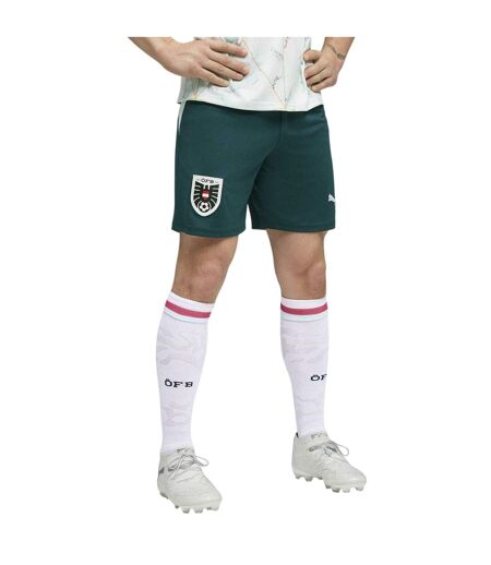 Mens World Cup 2026 Lightweight Austria Fc Away Shorts Green Mint Puma