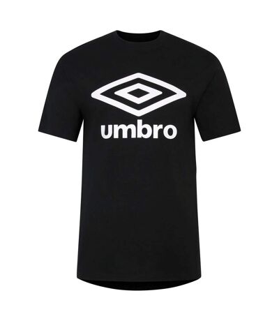 Umbro Mens Team T-Shirt (White/Black) - UTUO1778