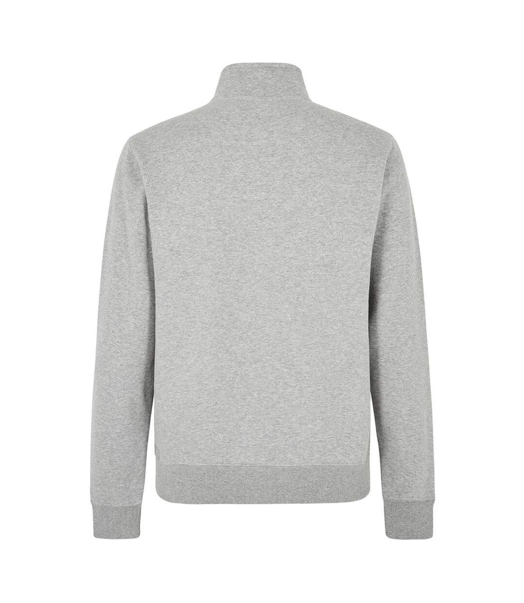Veste De Survêtement Motif/style Uni Homme Gris Chiné Kustom Kit-2