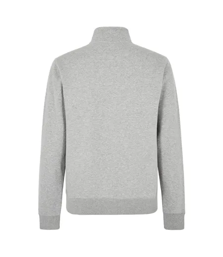 Veste De Survêtement Motif/style Uni Homme Gris Chiné Kustom Kit