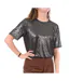 T-Shirt noir femme jdy panther-1