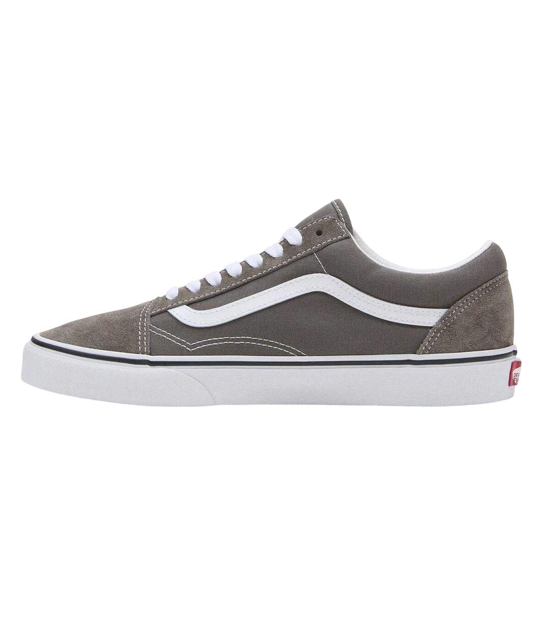 Mens Old Skool Canvas Trainers Grey Vans-2