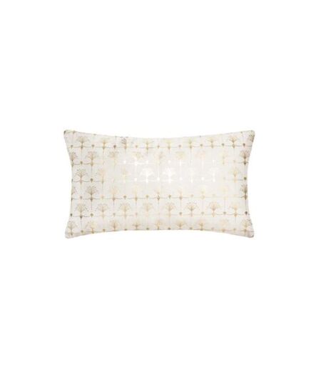 Coussin Déhoussable Velours Tropicor 30x50cm Ivoire