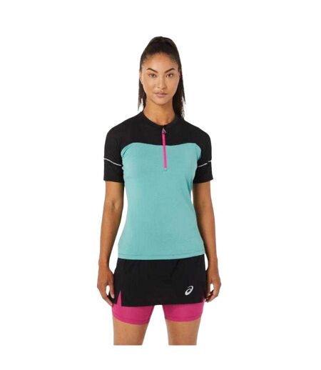T-shirt Fujitrail Femme Noir Bleu Asics