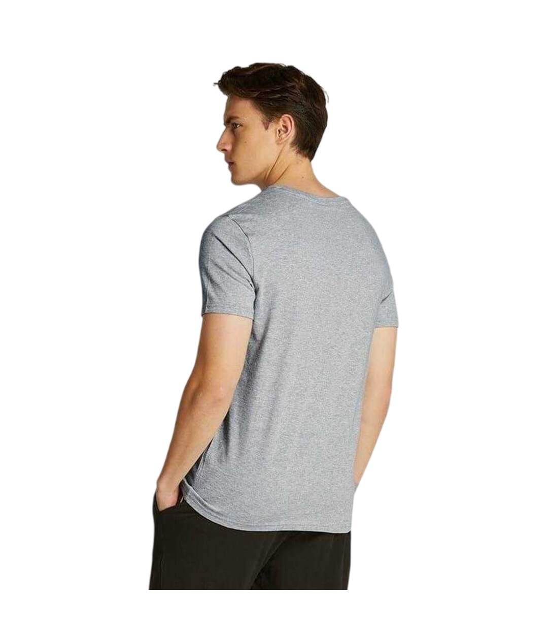 Pack Of 3  Mens Logo Cotton T-shirt  White Black Grey Tommy Hilfiger-3