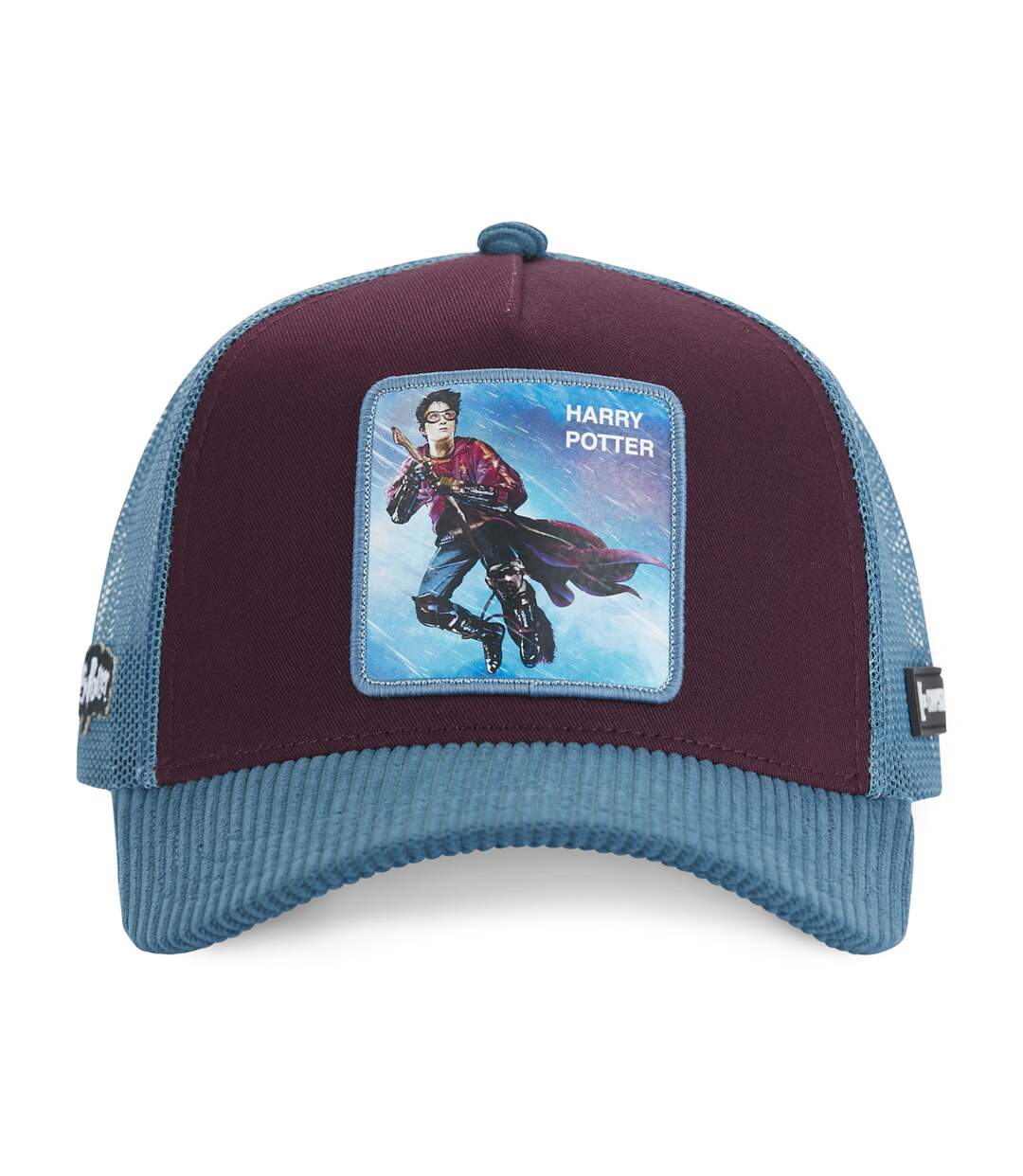 Casquette homme trucker en serge de coton et velours  Harry Potter Capslab-2