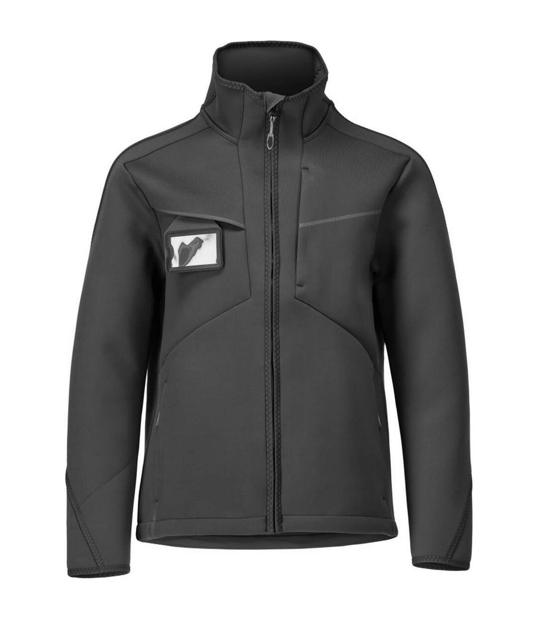 Mens Customised Stretch Soft Shell Jacket Black Mascot-1