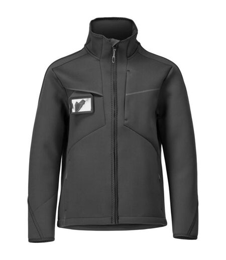 Mens Customised Stretch Soft Shell Jacket Black Mascot