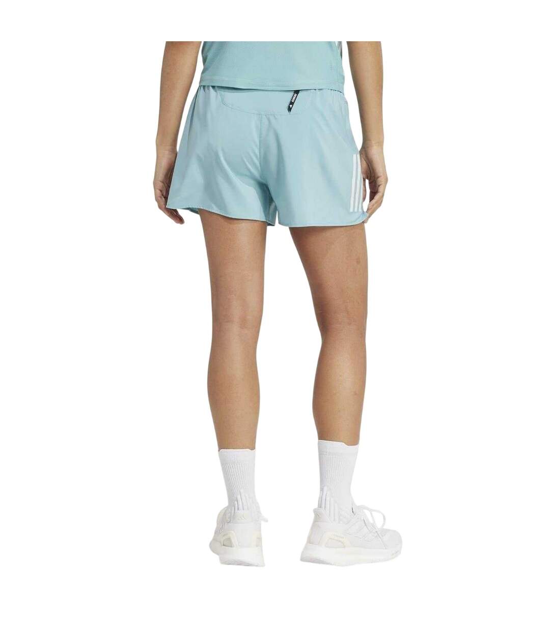 Short De Course Own The Run Femme Turquoise Pâle Adidas-3