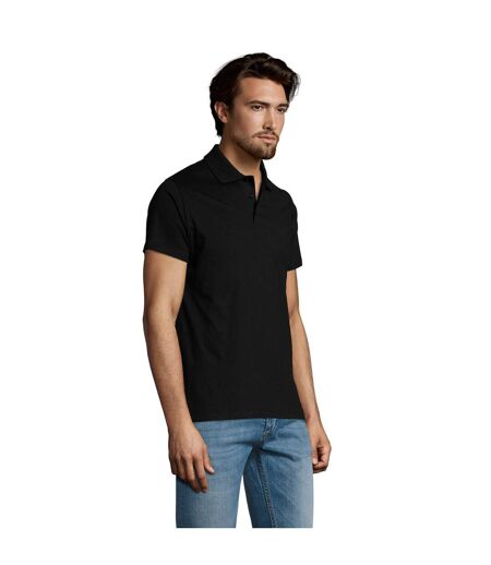 Polo Prescott Homme Noir SOLS