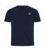 Womens/ladies Script Logo T-shirt Navy Tommy Hilfiger-2