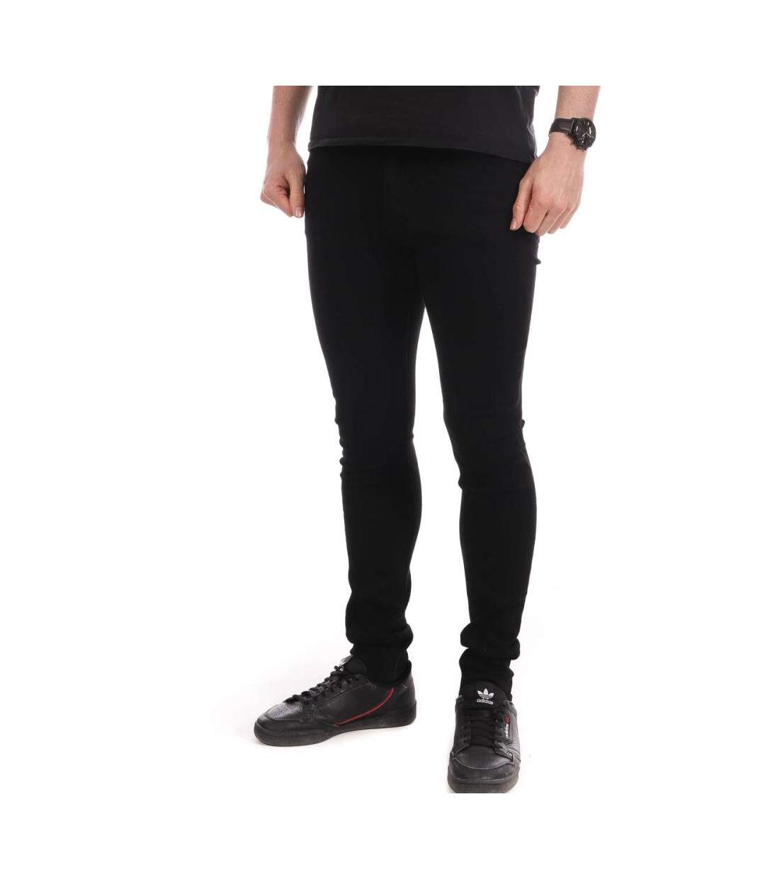 Jean Skinny Noir Homme Teddy Smith Flash - W27-L32-1