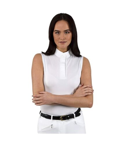 Aubrion Womens/Ladies Sleeveless Stock Shirt (White) - UTER1902