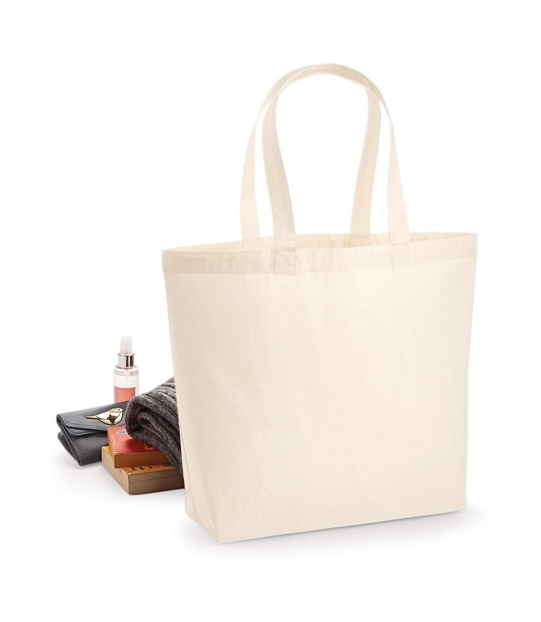 Tote Bag Premium Taille Unique Beige Westford Mill-1