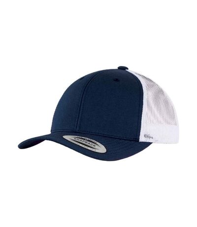 Flexfit Unisex Adult Classics Recycled Two Tone Trucker Cap (Navy/White)