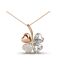 Collier et Pendentif Four Leaf , Cristal d'Autriche-1