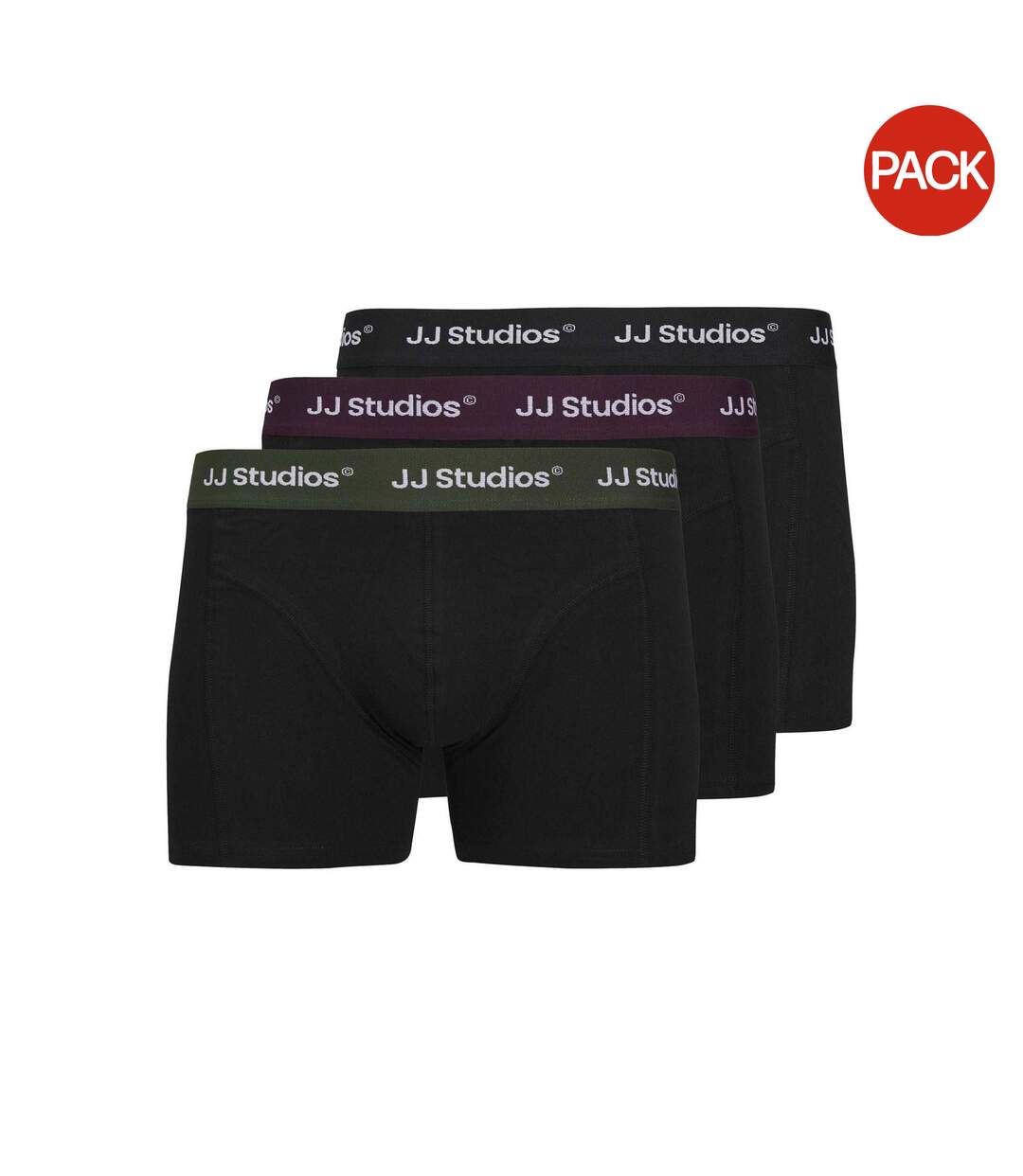 Lot De 3  Boxers Soho Homme Noir Jack And Jones-1