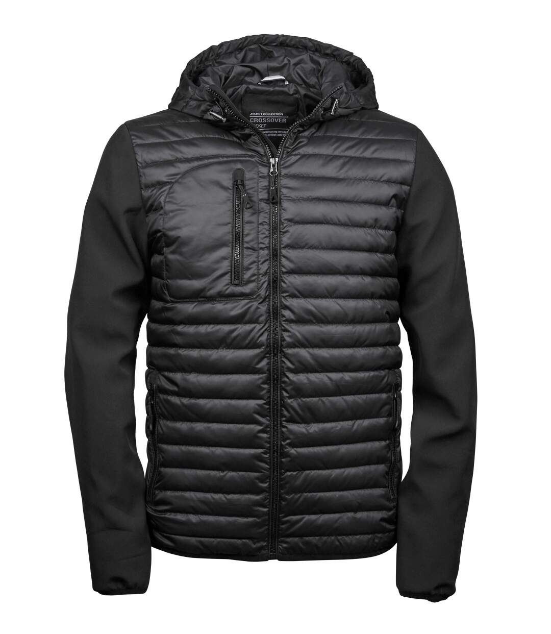 Doudoune imperméable à capuche - anorak pour homme - 9628 - noir