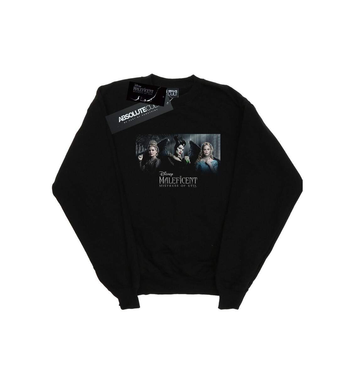 Disney Sweatshirt Womens/Ladies Maleficent Mistress Of Evil Character Poster (Noir) - UTBI26411-1