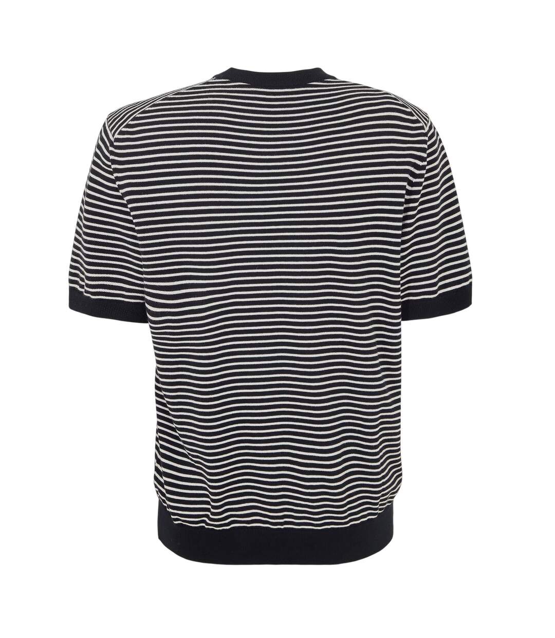 Sweat Manches Courtes Motif/style À Rayures Kanache Homme Bleu Foncé Boss-3
