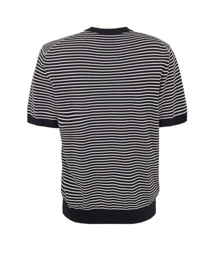 Sweat Manches Courtes Motif/style À Rayures Kanache Homme Bleu Foncé Boss