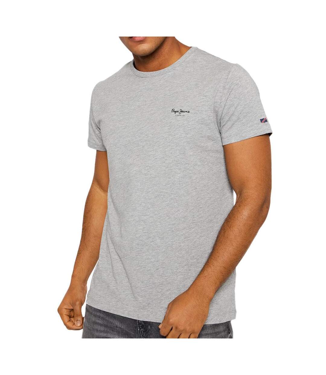 T-shirt Gris Homme Pepe Jeans Original Basic - L