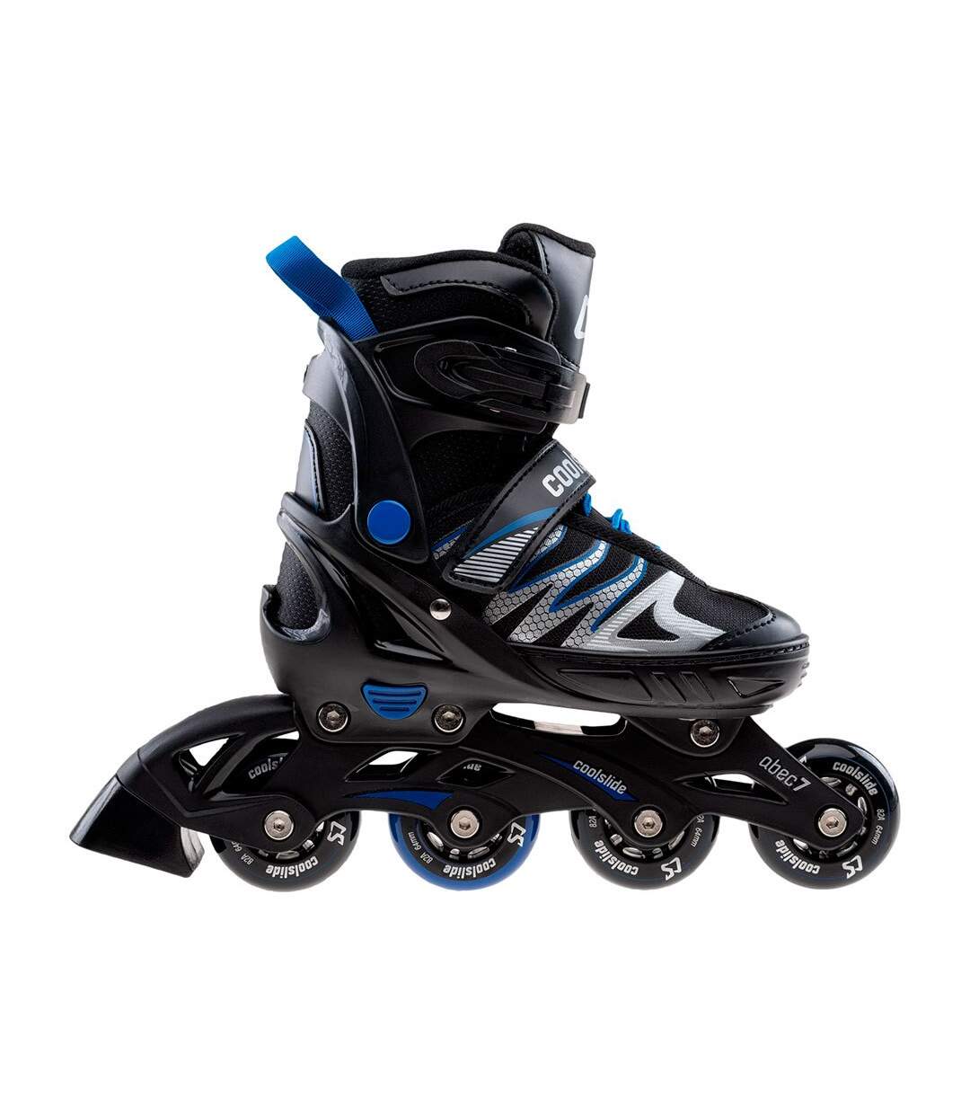 Patins à roulettes alignées ramen garçon 39-43 fr noir / bleu foncé Coolslide-3