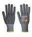 Unisex adult cut resistant liner gloves m grey Portwest-1