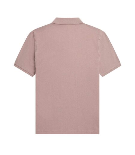 Polo Motif/style Logo Femme Rose Foncé Fred Perry