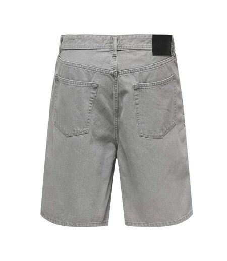Short en jean gris homme only & sons onsfade pim