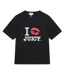 T-shirt Motif/style Ringer Kiss Juicy Femme Noir Juicy Couture-2