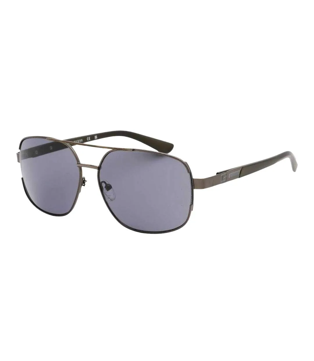 Lunettes De Soleil Motif/style Fumée Gf0227 08a Homme Taille Unique Argenté Foncé Guess-2