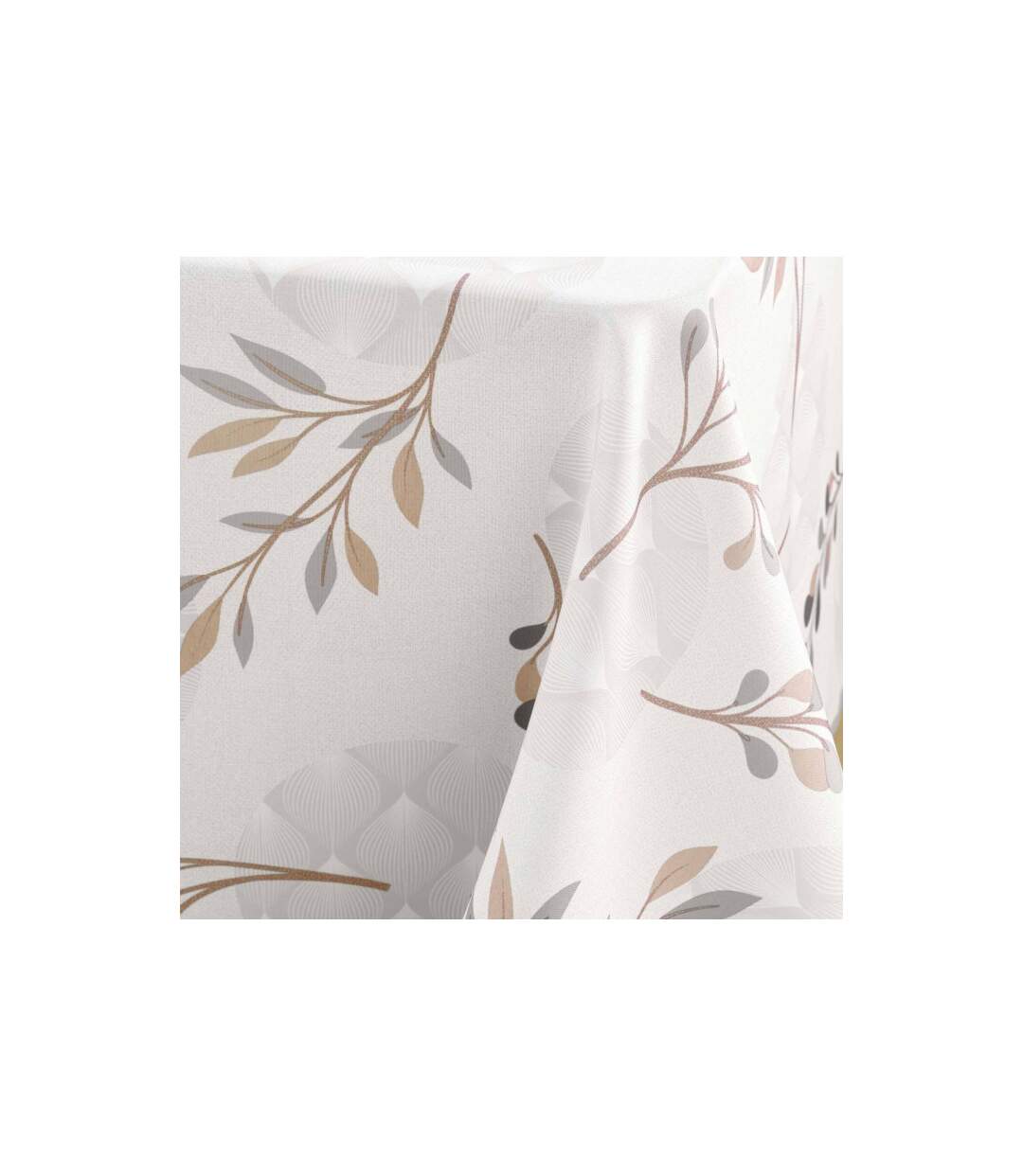 Nappe Antitache Imprimé Manola 150x240cm Naturel-3