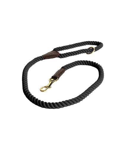 Twisted dog lead one size black Digby & Fox