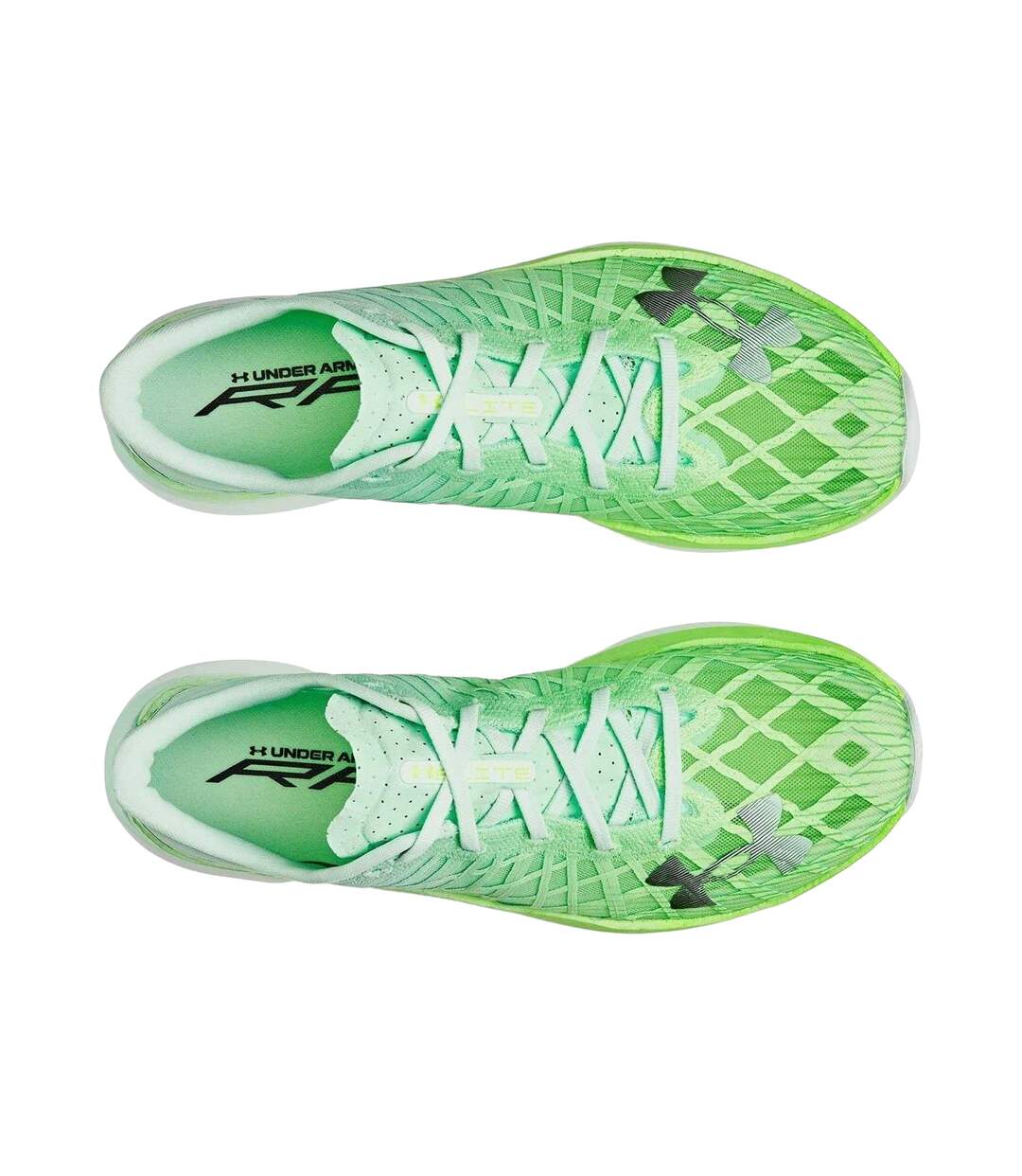Womens/ladies Velociti Elite Low Cut Trainers Green Under Armour-4