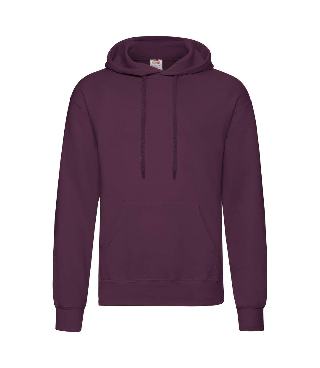 Sweat À Capuche Classic Homme Bordeaux Fruit Of The Loom-1