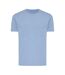 T-shirt Brett Adulte Bleu Clair Chiné Iqoniq-2