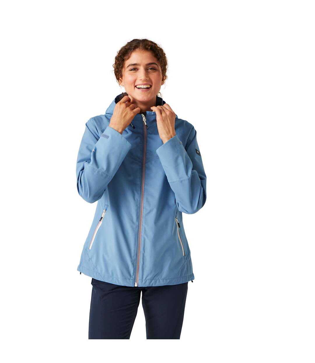 Veste Imperméable Bosfield Femme Bleu Lavande Regatta-4