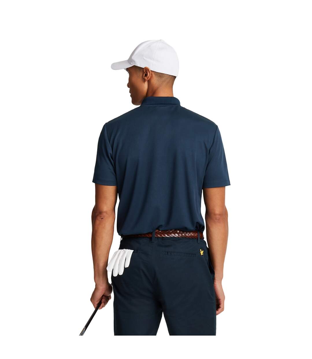 Polo de golf tech pour hommes marine foncée Lyle & Scott-2