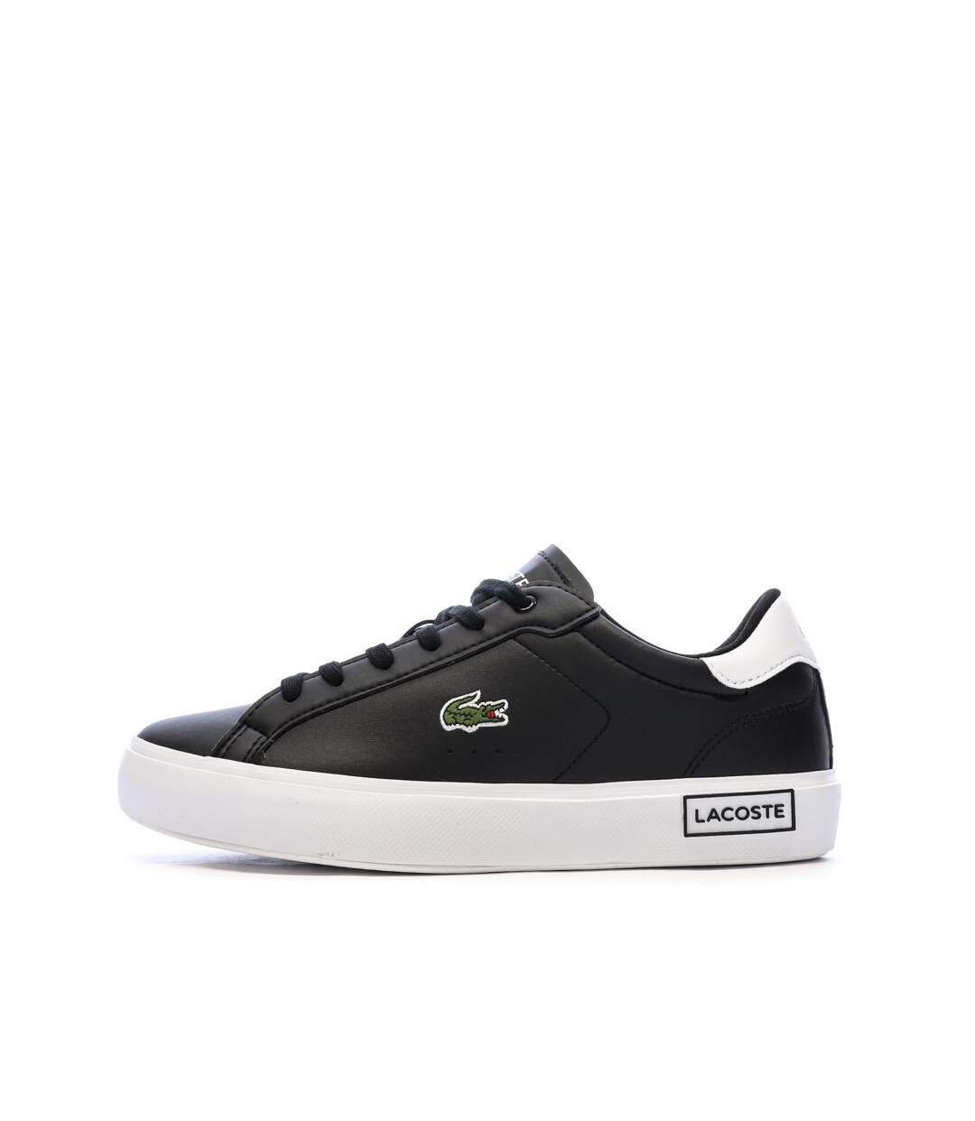 Baskets noires femme lacoste powercourt core essentials-1